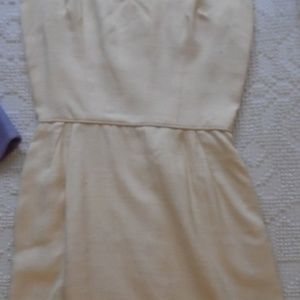 Vintage 1966 Silk sheath dress with beads